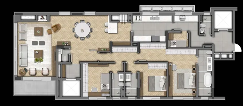 Planta 192m² Anita 51