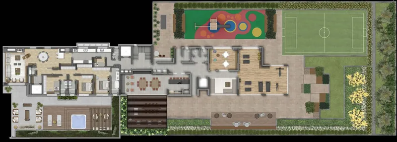 Planta Lazer 3º Pavimento